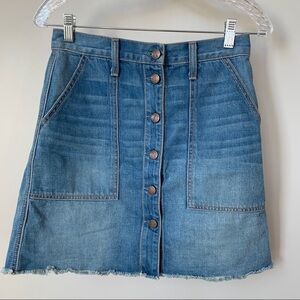 Current/Elliott The Naval Skirt Jean Skirt Size 26